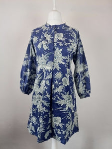 The Yeats tunic - china blue