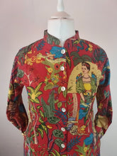 Load image into Gallery viewer, The Freida shirt dress - Red
