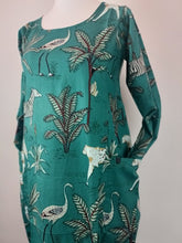 Load image into Gallery viewer, The Hurston jungle dress - teal