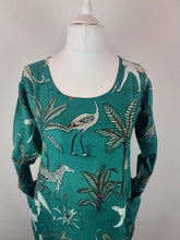 Load image into Gallery viewer, The Hurston jungle dress - teal