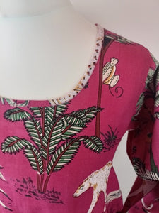 The Hurston jungle dress - Pink