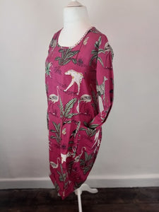 The Hurston jungle dress - Pink