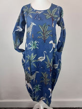 Load image into Gallery viewer, The Hurston jungle dress - cornflower blue