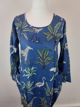 Load image into Gallery viewer, The Hurston jungle dress - cornflower blue