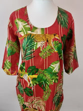 Load image into Gallery viewer, The Keats tunic - cheetah red