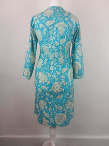 The Langston shirt dress - turquoise