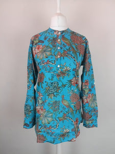 The Fitzgerald shirt - peacock chintz