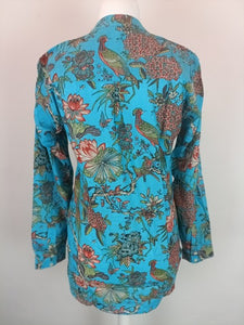 The Fitzgerald shirt - peacock chintz