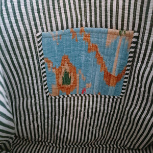 The Jaipur quilted Velvet tote bag