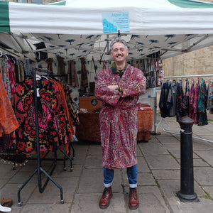 The Lux dressing gown - paisley print