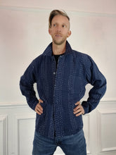 Load image into Gallery viewer, Kantha Workwear jacket - Indigo blue