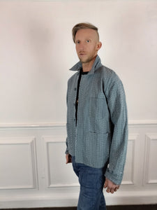 Kantha Workwear jacket - chalk grey