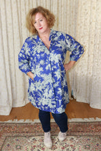 Load image into Gallery viewer, The Yeats tunic - china blue