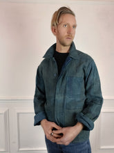 Load image into Gallery viewer, Indigo Overdyed Vintage Kantha Workwear jacket