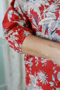The Yeats tunic - red