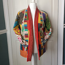 Load image into Gallery viewer, Kantha Embroidered and appliqués jacket