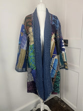 Load image into Gallery viewer, Sari silk Duster coat