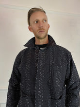 Load image into Gallery viewer, Kantha Workwear jacket - Mocha black