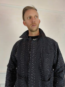 Kantha Workwear jacket - Mocha black