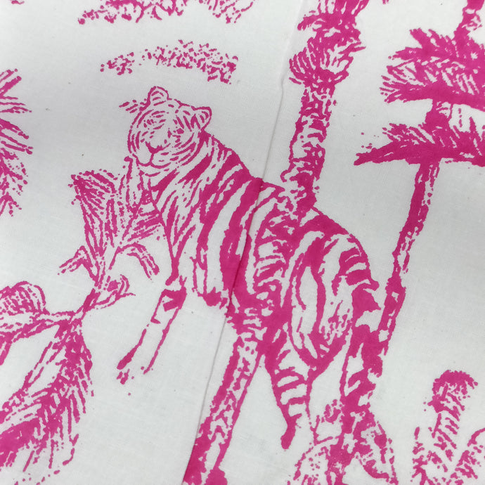 Palm jungle screen print - pink