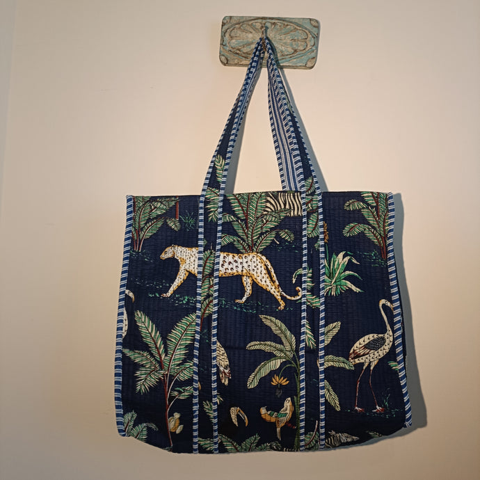 Jaipur Tote bag - navy