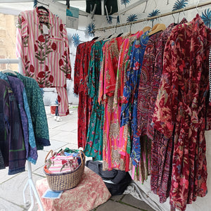 The Lux dressing gown - paisley print