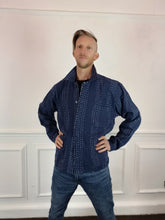 Load image into Gallery viewer, Kantha Workwear jacket - Indigo blue