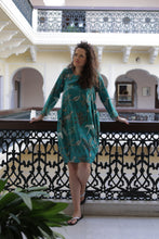 Load image into Gallery viewer, The Hurston jungle dress - teal