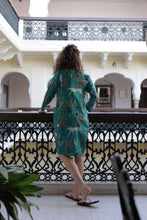 Load image into Gallery viewer, The Hurston jungle dress - teal