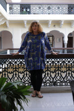 Load image into Gallery viewer, The Hurston jungle dress - cornflower blue