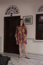 Load image into Gallery viewer, The Freida Shirt dress - Hot Pink