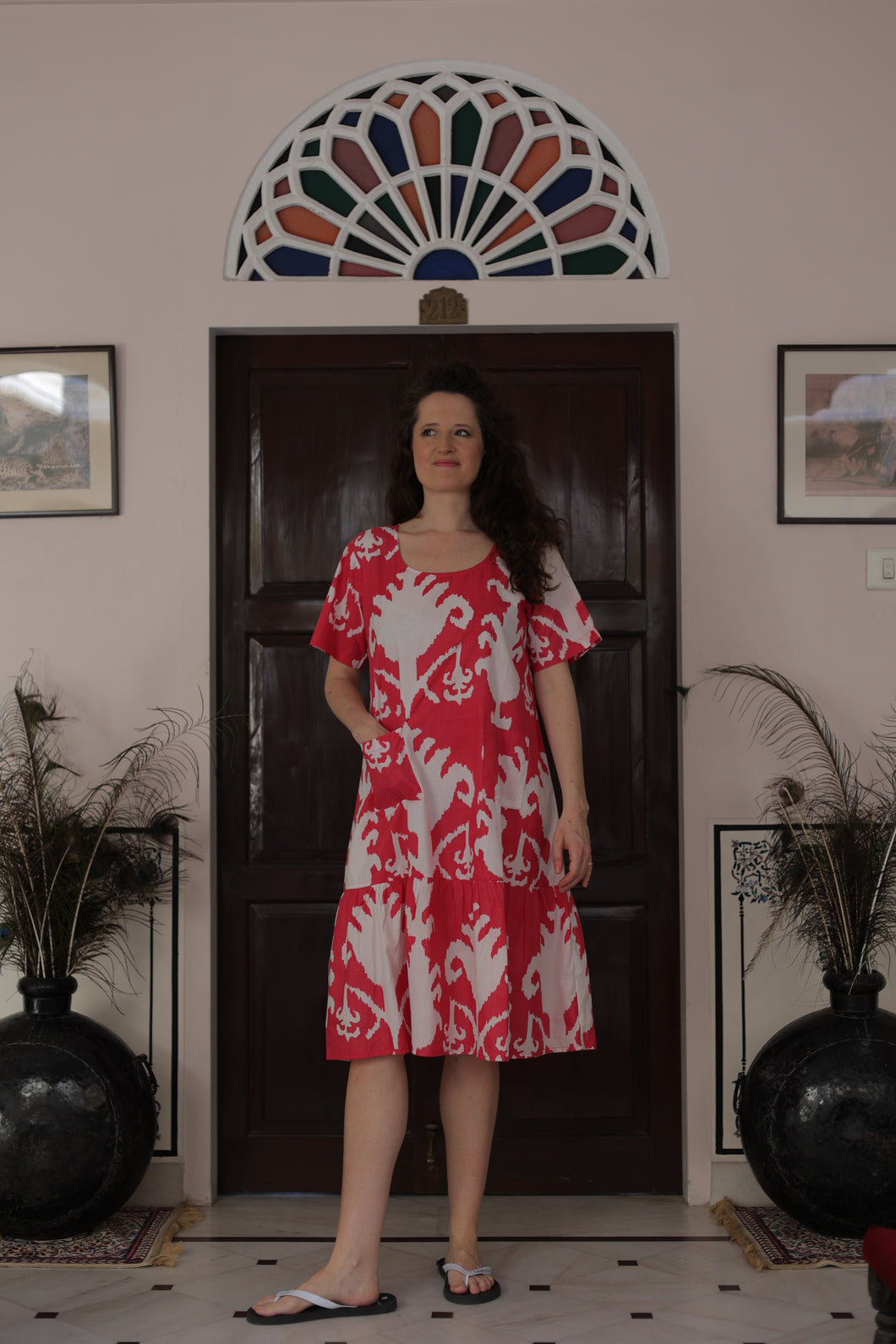 The Elliot dress - bubble-gum pink