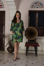 Load image into Gallery viewer, The Keats tunic - cheetah navy