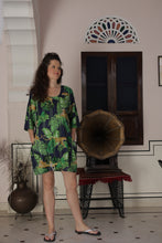 Load image into Gallery viewer, The Keats tunic - cheetah navy