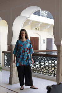 The Hemmingway tunic - Turquoise