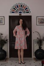 Load image into Gallery viewer, The Langston shirt dress -Blush