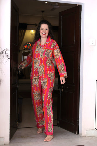 Himalayan tiger print PJ set