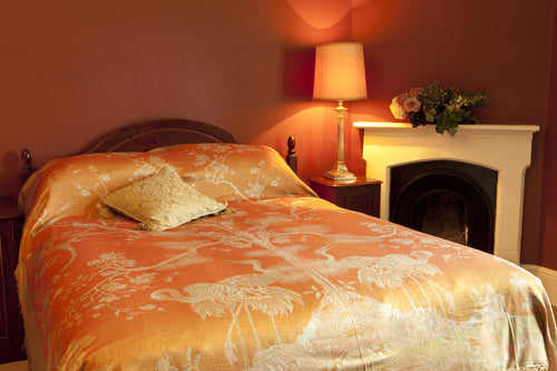 Tree of life Bedspread  - Apricot