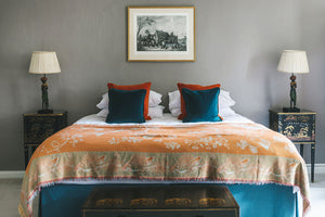 Tree of life Bedspread  - Apricot