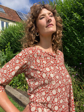 Load image into Gallery viewer, The Leia Bagru print dress