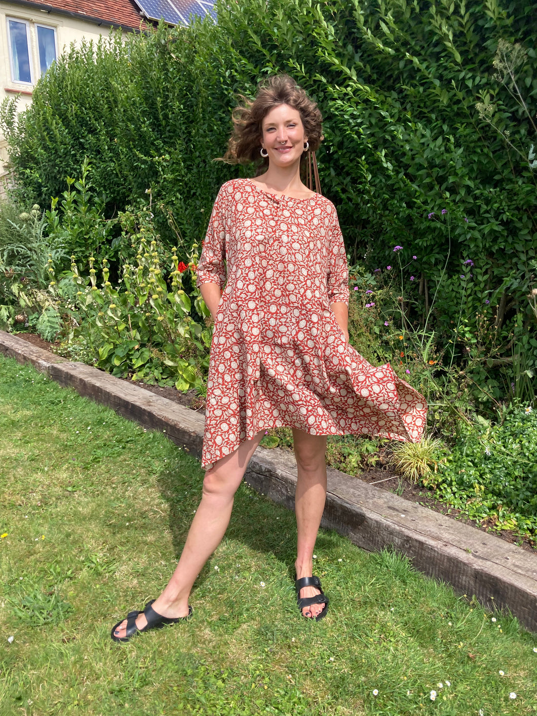 The Leia Bagru print dress